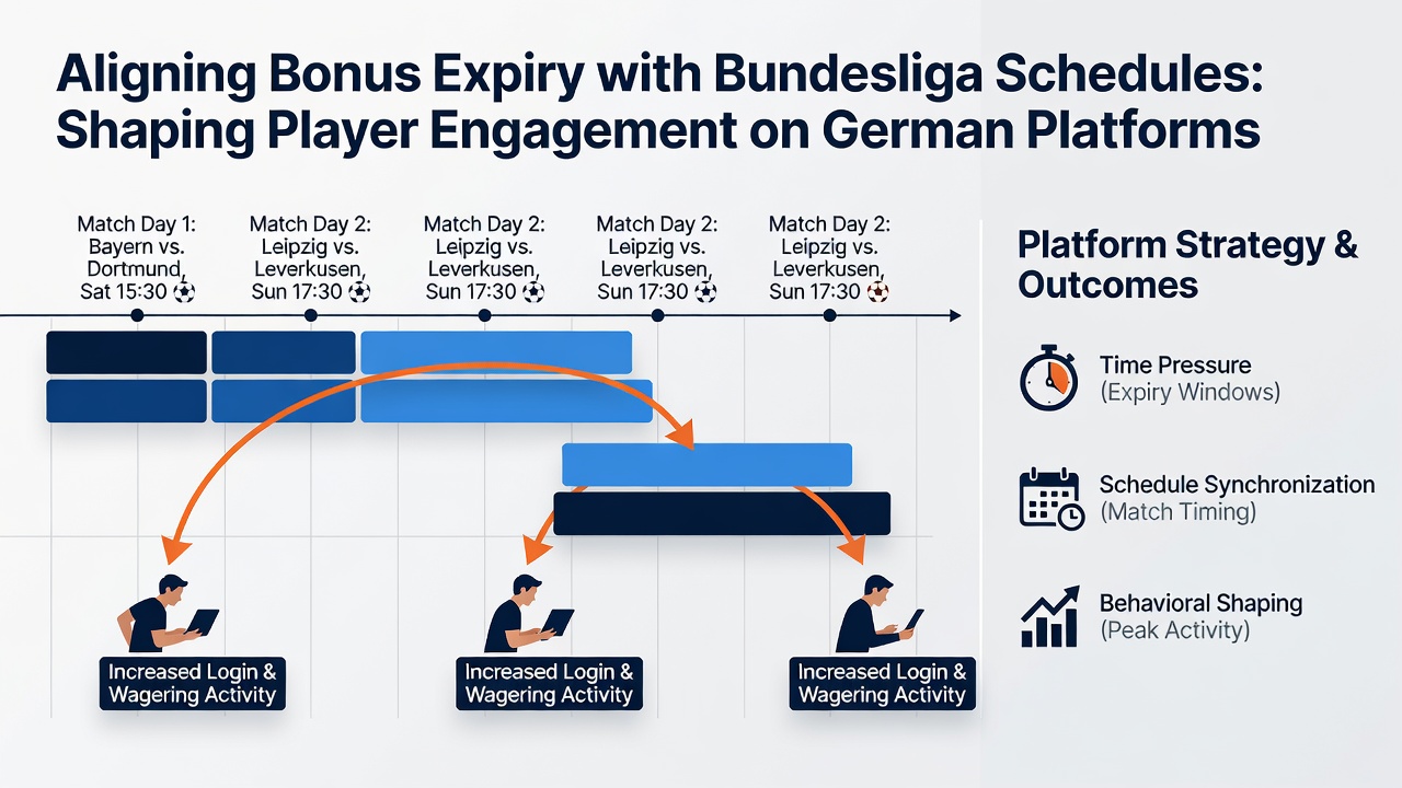 Diagramm der Spieleraktivität im Zusammenhang mit Bonusfristen und Bundesliga-Spielterminen