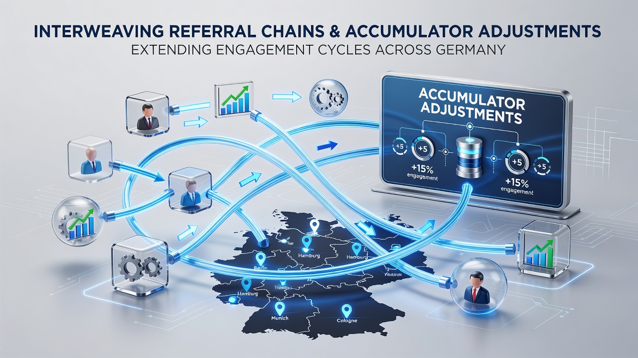 Visualisierung von Akkumulator-Anpassungen und Referral-Integration auf lizenzierten Plattformen