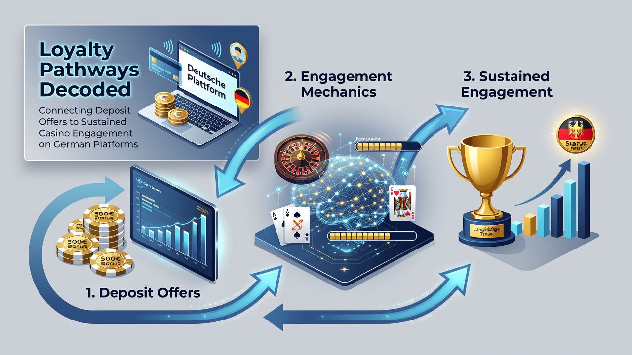 Darstellung von Belohnungsstufen und Casino-Engagement-Pfaden auf deutschen Plattformen